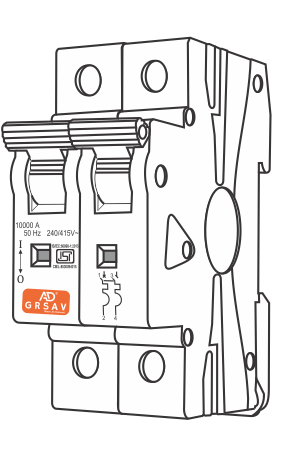 MCB Changeover 32A DP GRSAV (AD13101 )